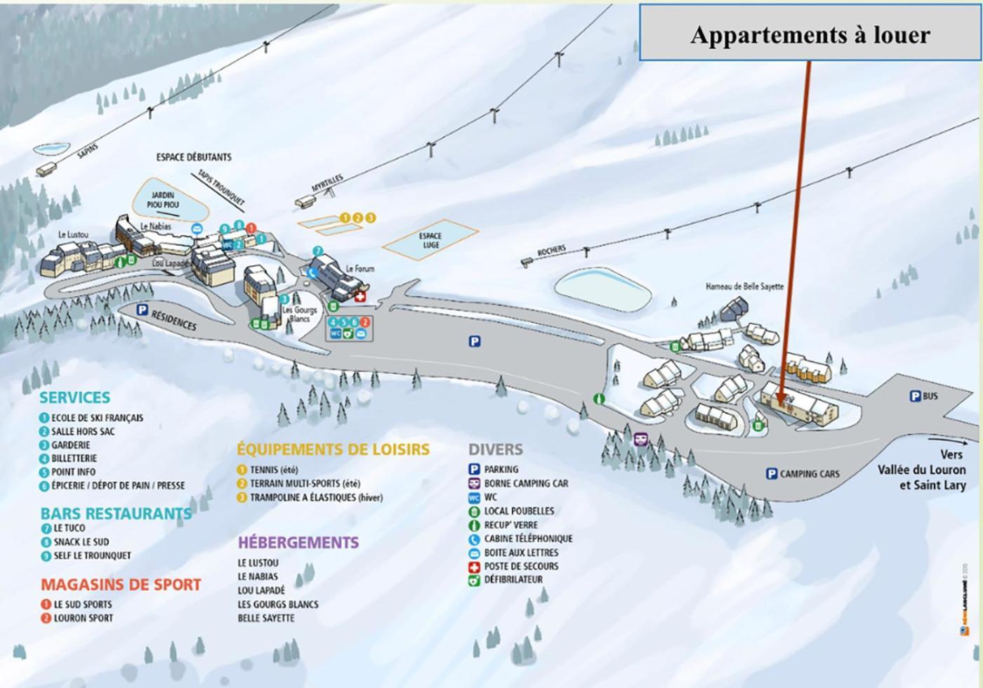 Belle Sayette - A 200M Des Pistes - Pour 8 Personnes Lägenhet Génos Exteriör bild