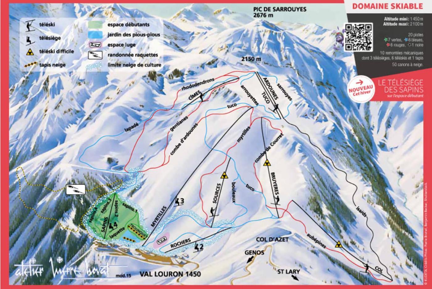 Belle Sayette - A 200M Des Pistes - Pour 8 Personnes Lägenhet Génos Exteriör bild
